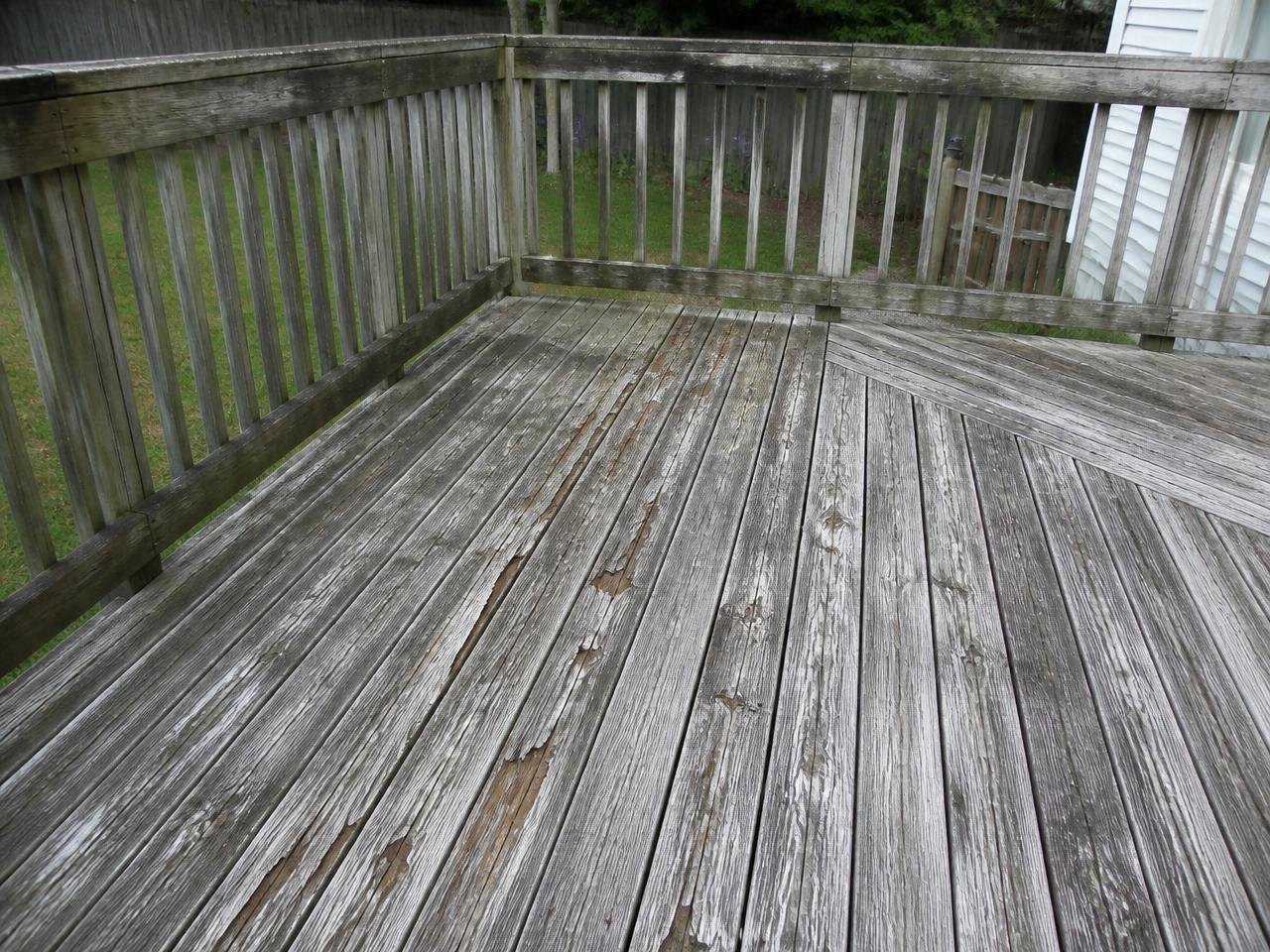 Before: Deck Restoration in Oregon, IL