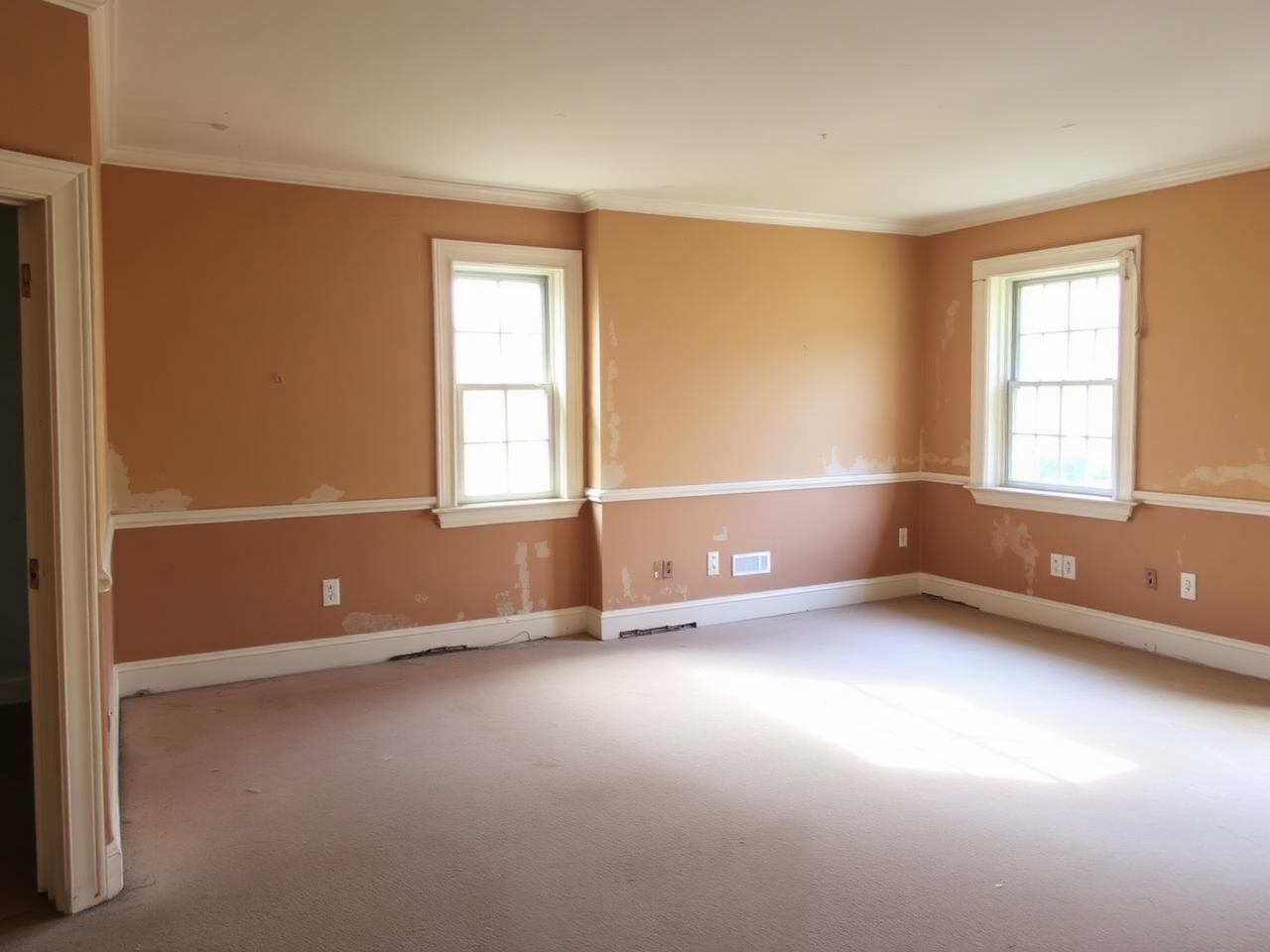 Before: Living Room Repaint in Rochelle, IL
